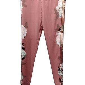 JUSTICE Active Girl's Leggings. Pink & Gold. Size 18/20.